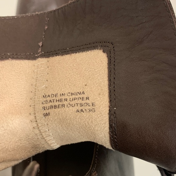 Michael Kors Brown Leather Ankle Boots - Picture 7 of 9